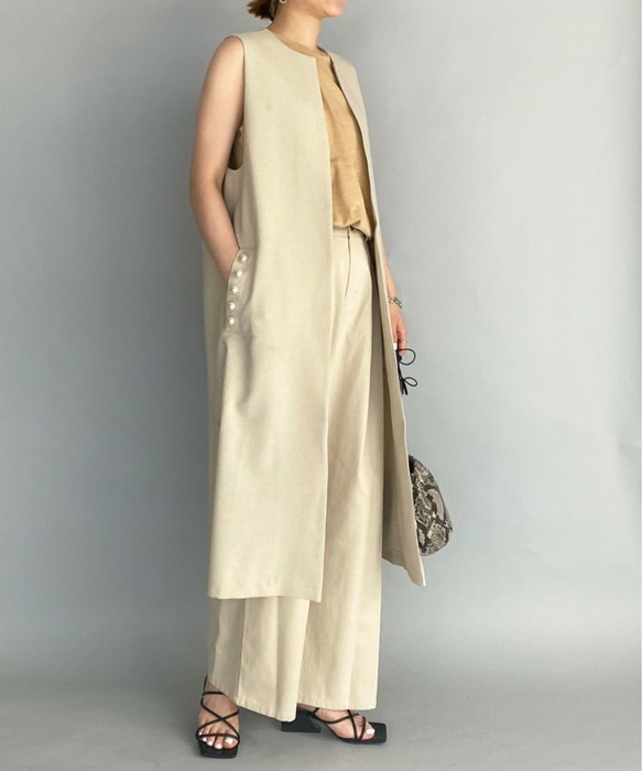 リネンライクポケットパールジレ¥10,890(税込)