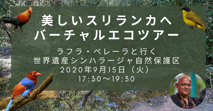 美しいスリランカへバーチャルエコツアー