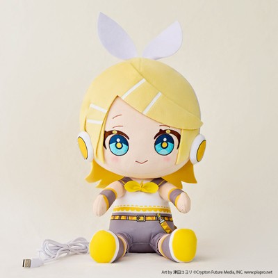 鏡音リン／レンのあったかくなるぬいぐるみが発売決定！ おひざにのせ 