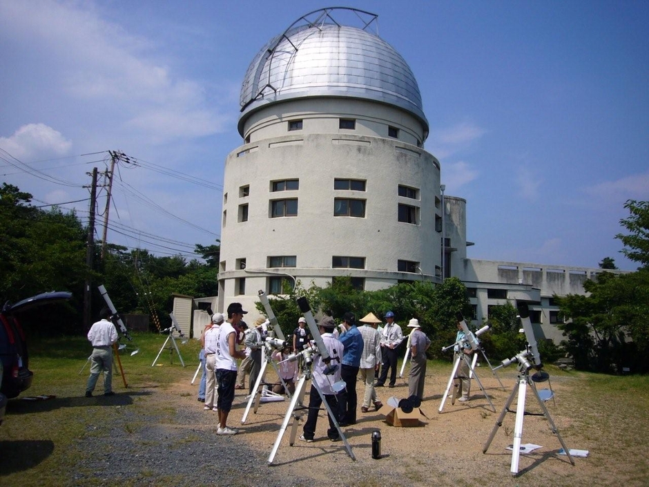京大花山天文台での天体観測指導者養成講座