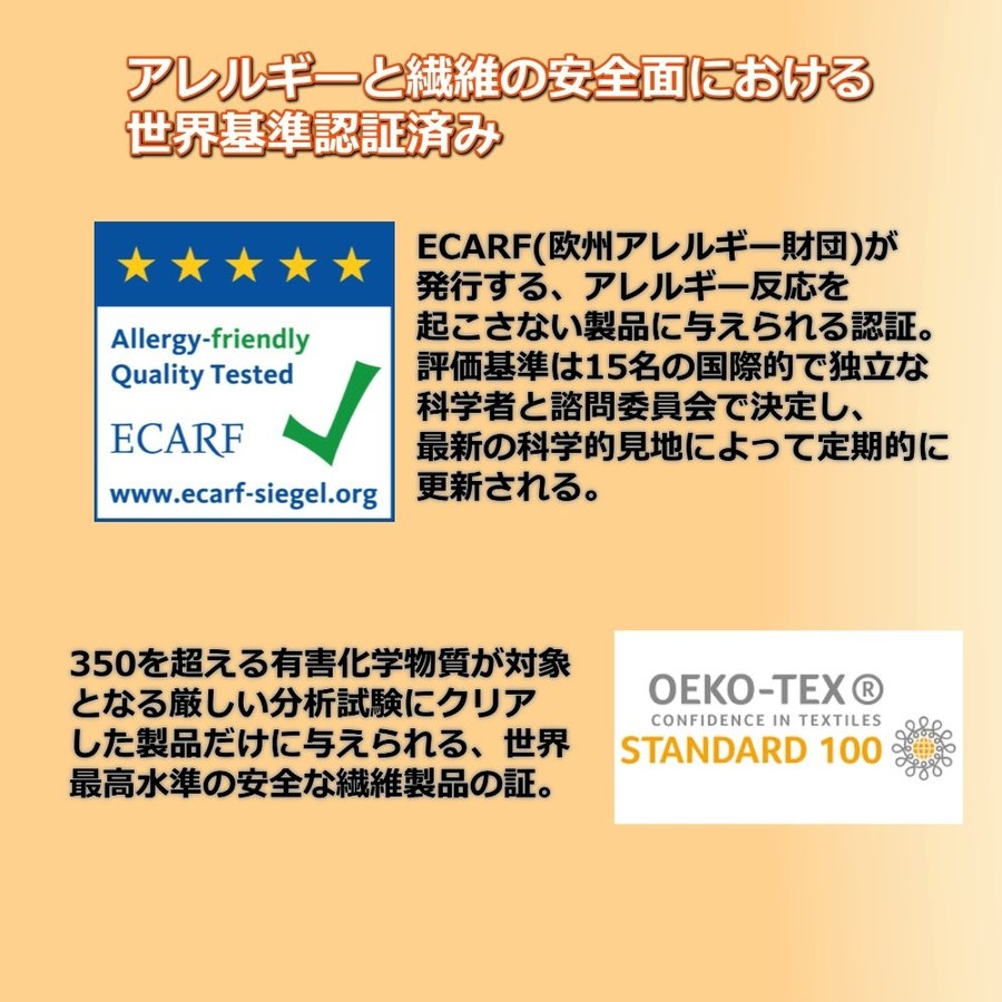 「Esquire 何度も洗える立体不織布マスク」の耐アレルギー認証と安全認証