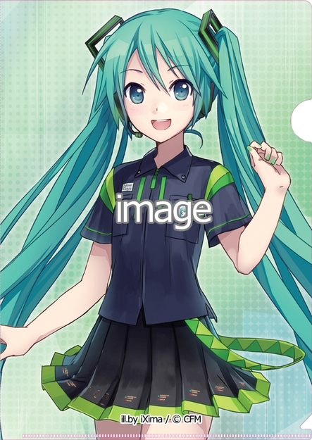 初音ミク　クリアファイルNewDays制服