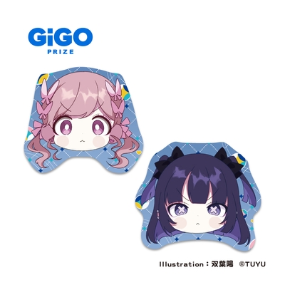 ▲オリジナルダイカットクッション（全2種）