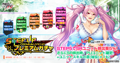 ステップアッププレミアムガチャ