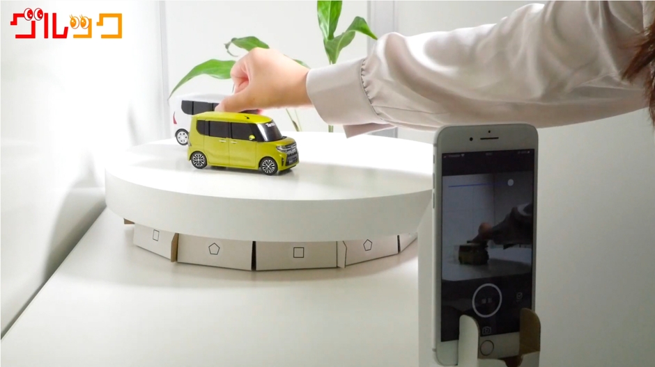 12コマのGIFアニメとしても撮影可能です