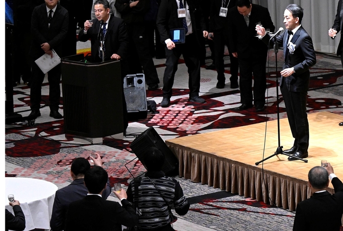 日本アカデミー賞アフターセレモニー乾杯の様子