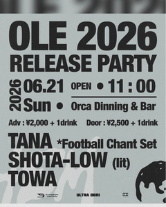 音楽メディア「SYNQON JAPAN」が福岡・天神大名にて 「OLE 2026 RELEASE PARTY ANTHEM」を6月21日(日)に開催