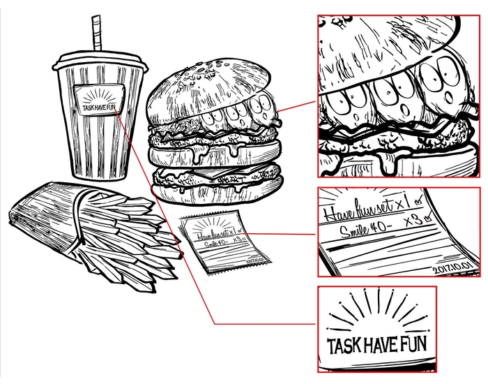 前プリント デザイン詳細