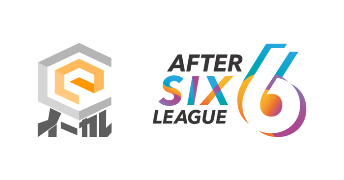 「イーカレ」　「AFTER 6 LEAGUE™」ロゴ