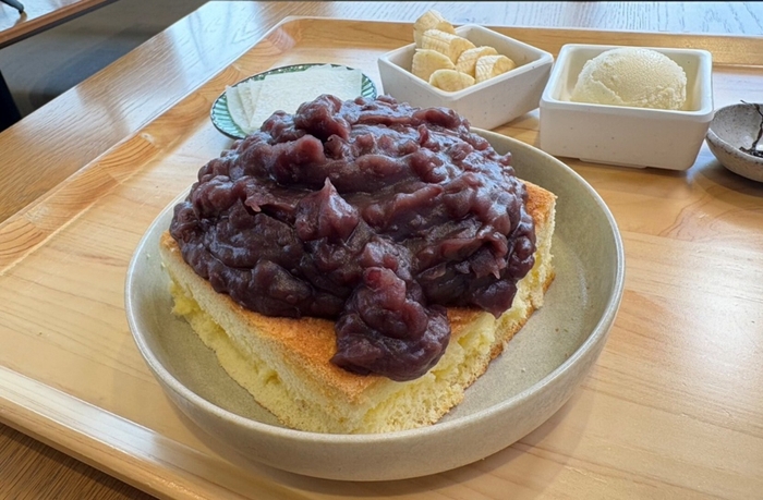 アンコがダイスキパンケーキ