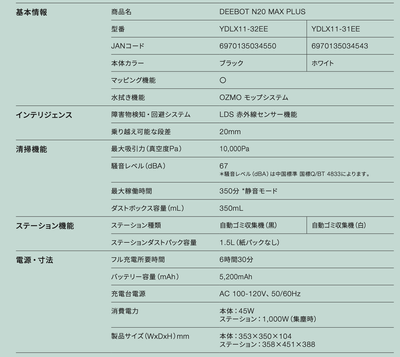 製品仕様