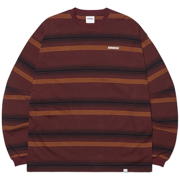 NM STRIPED LONG SLEEVE TEE 12,100円(税込)