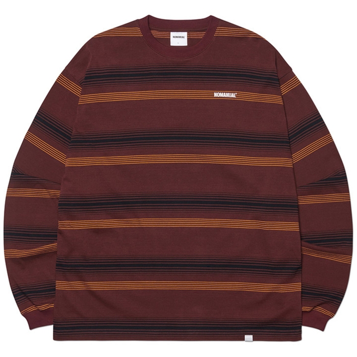 NM STRIPED LONG SLEEVE TEE 12,100円(税込)
