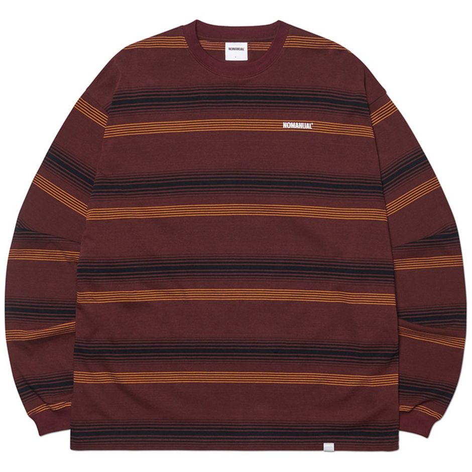 NM STRIPED LONG SLEEVE TEE 12,100円(税込)