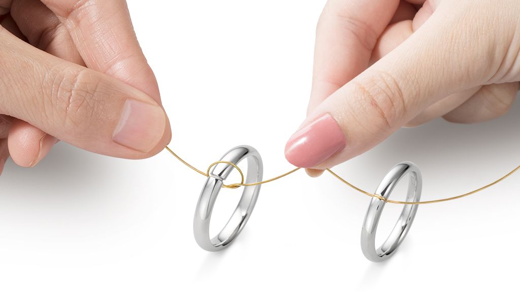 ブライダルの新サービス・一本の“純金糸”を結び合う結婚指輪 『Junshi MUSUBI -純糸結び-』　12月20日（金）発売