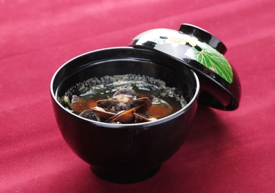 ひさご寿し/寒しじみ汁大津九重味噌袱紗仕立て