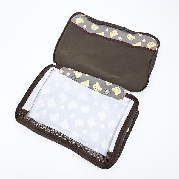 リラックマの収納メッシュポーチ