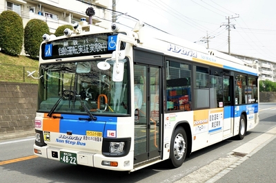 左近山団地での自動運転の様子➀