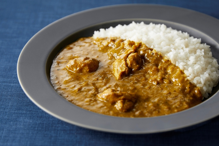 お召し上がりイメージ(ちぢみ雪菜のチキンカレー)