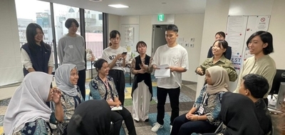 令和6年（2024年）に桑名ゼミが行った国際交流プロジェクトの様子