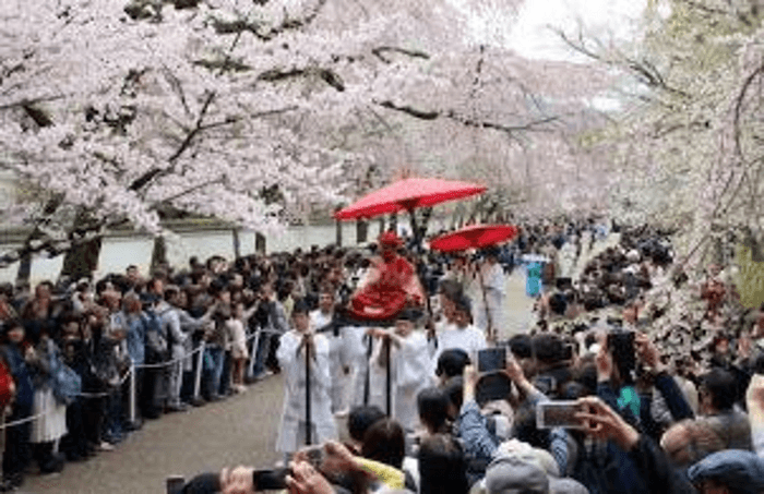 豊太閤花見行列(桜の馬場)