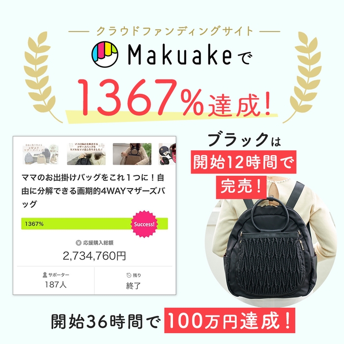ブラックは開始12時間で完売!