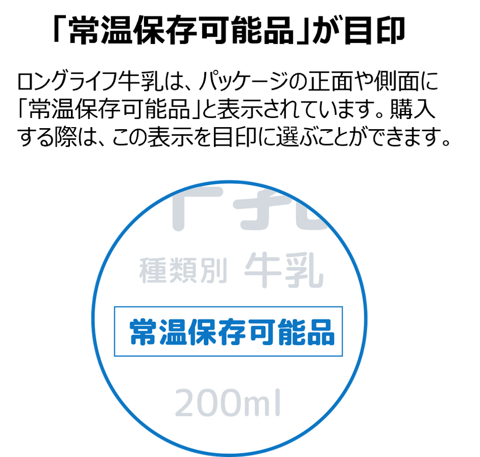 常温保存可能マーク