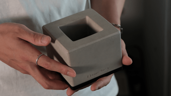 モルタル仕上げで飽きの来ないデザイン