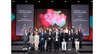 CCI、TikTok for Business が主催する「TikTok for Business Japan Awards 2024」の「Agency Category」にて電通デジタルと共同で 「Gold Award」を受賞