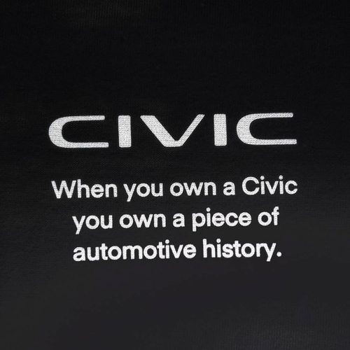 2401HD41-07 シビック Honda CIVIC HISTORY Tシャツ