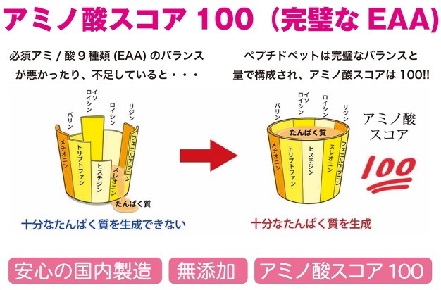 アミノ酸スコア100