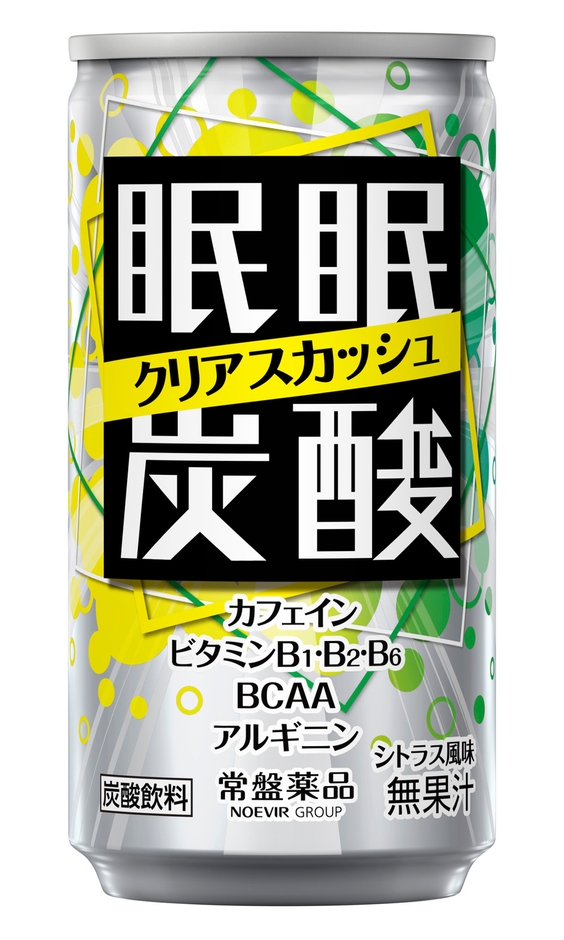眠眠炭酸 クリアスカッシュ〔炭酸飲料〕