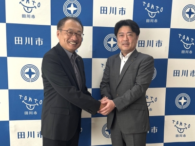 右)田川市・村上市長