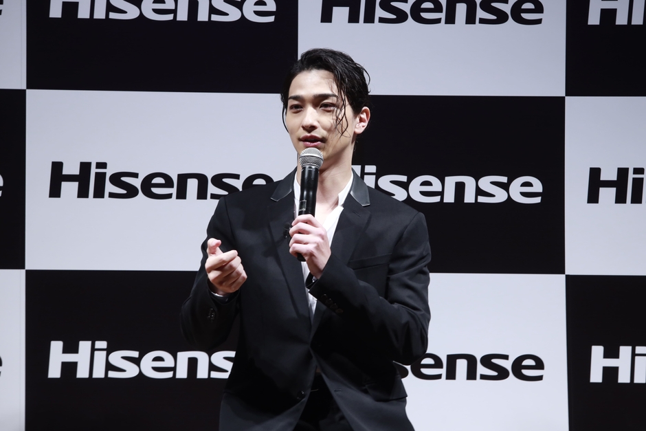 ハイセンスブランドアンバサダー横浜流星さん　2