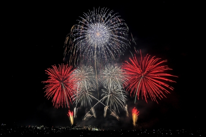 台船からの花火