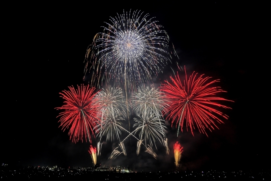 台船からの花火