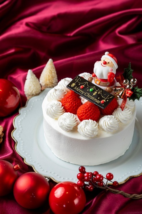クリスマスボンボンショートケーキ1