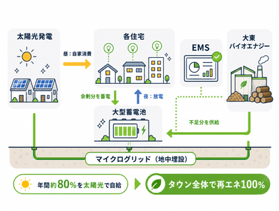 マイクログリッド事業 イメージ図