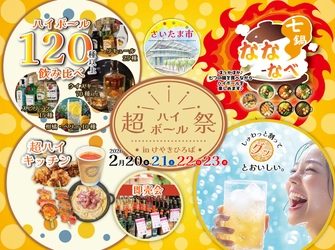 【いよいよ2/20(金)から4日間限定】「超ハイボール祭 in けやきひろば」120種以上から飲み比べ