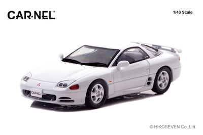 CARNEL 1/43 三菱 GTO Twin Turbo (Z16A) 1993 Galaxy White:左前
