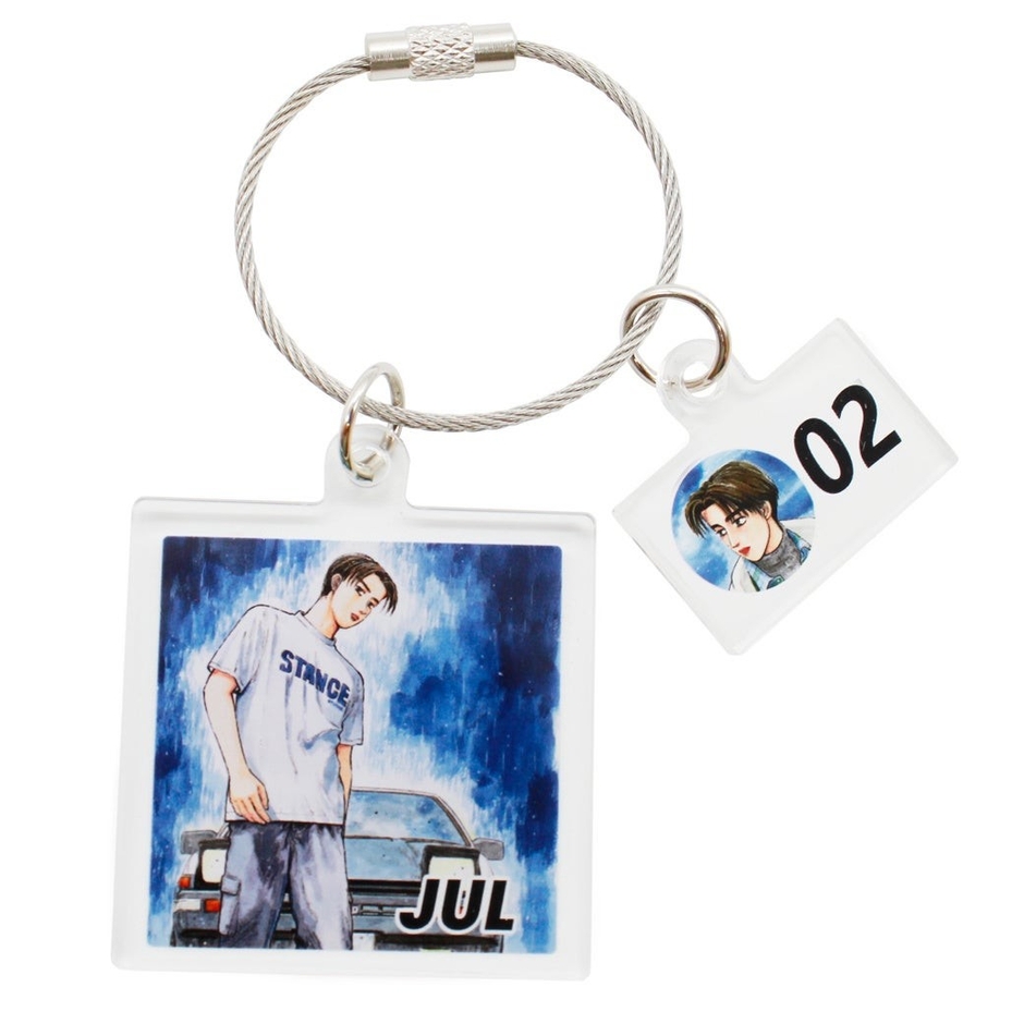 頭文字D 365日(全366種)アクキー 例:7月2日