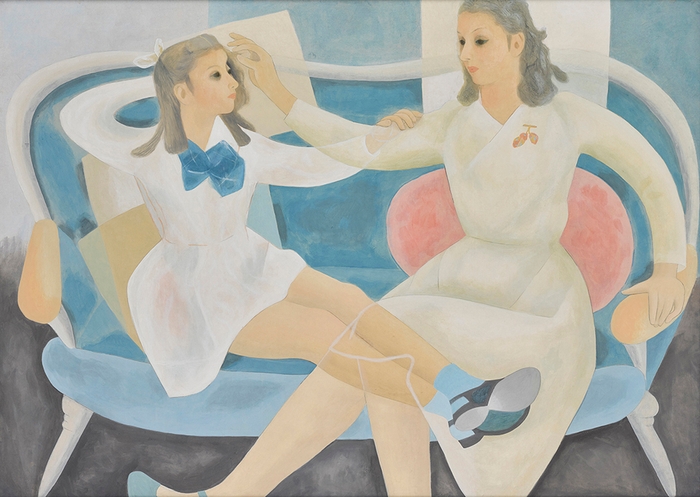 椅子による二人 1949年