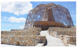 モザイクアート題材(自然体感展望台 六甲枝垂れ)