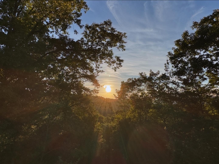 やまぞえ村の夕日