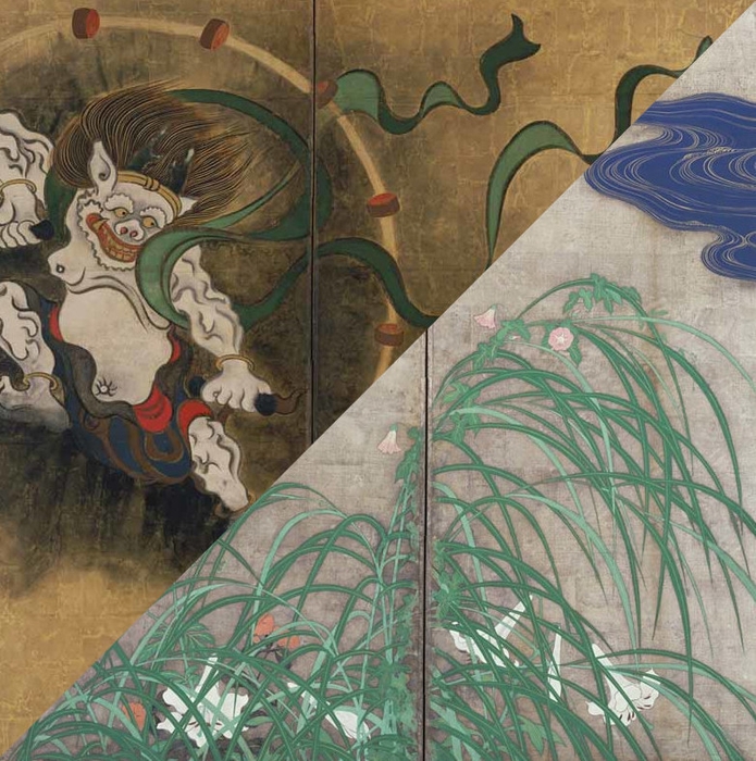 見て、感じて、楽しむ風神雷神図/夏秋草図屏風