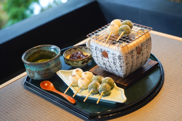 eXcafe一番人気の「ほくほく、お団子セット」