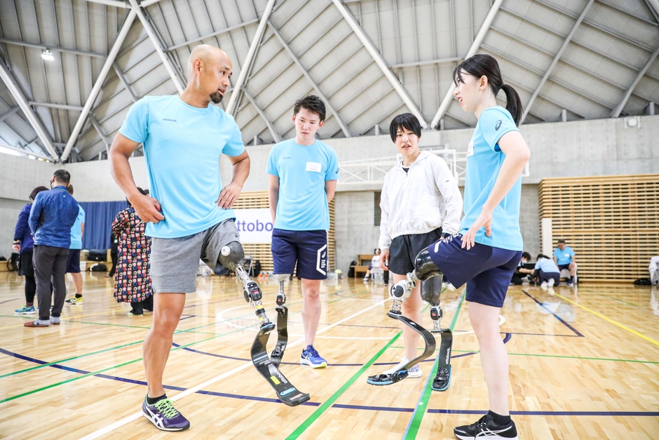 体育館内での様子