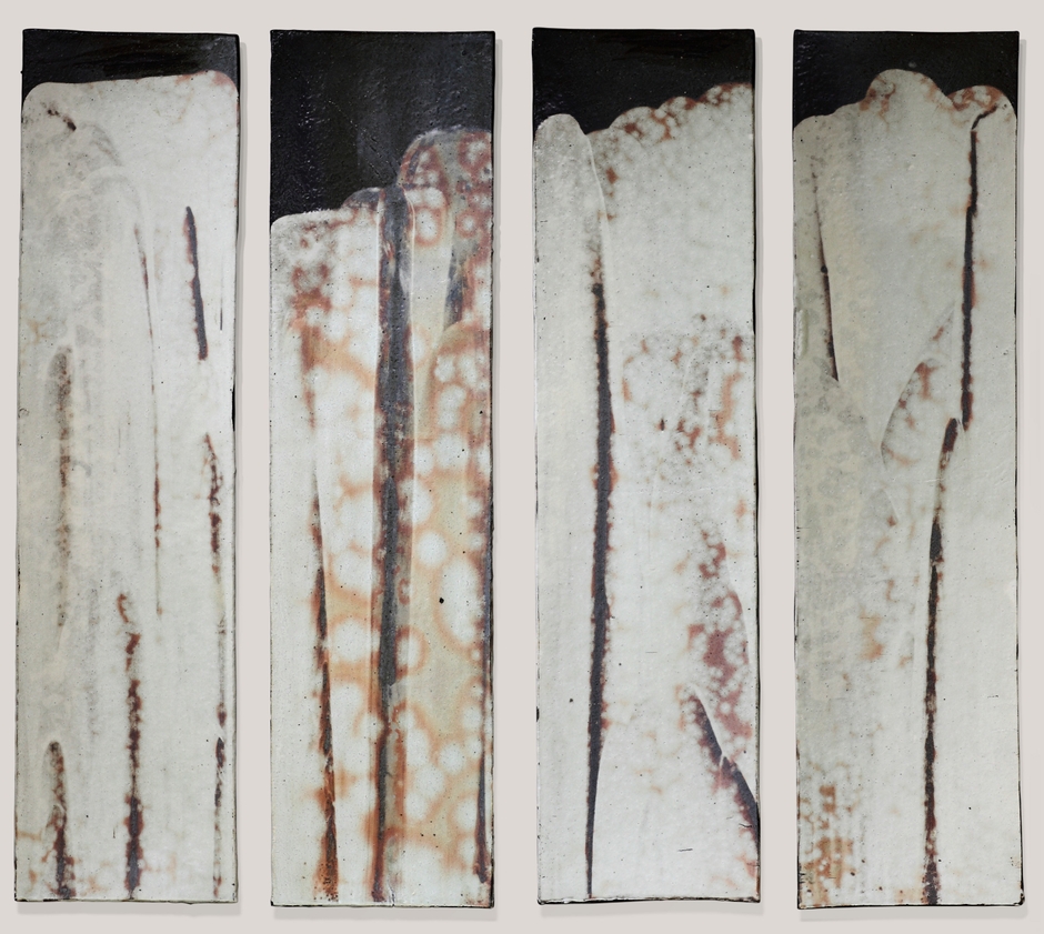 李康孝(LEE, Kang hyo)《粉青山水》2014年　個人蔵