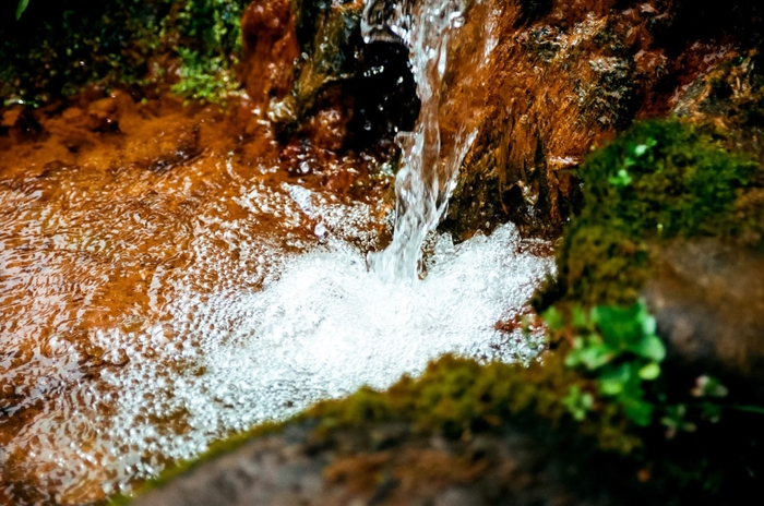 浅間山麓の湧水