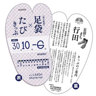 足袋×たびきっぷイメージ